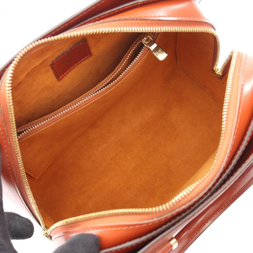 LOUIS VUITTON Authentic Brown Leather Bag - Picture 3 of 8